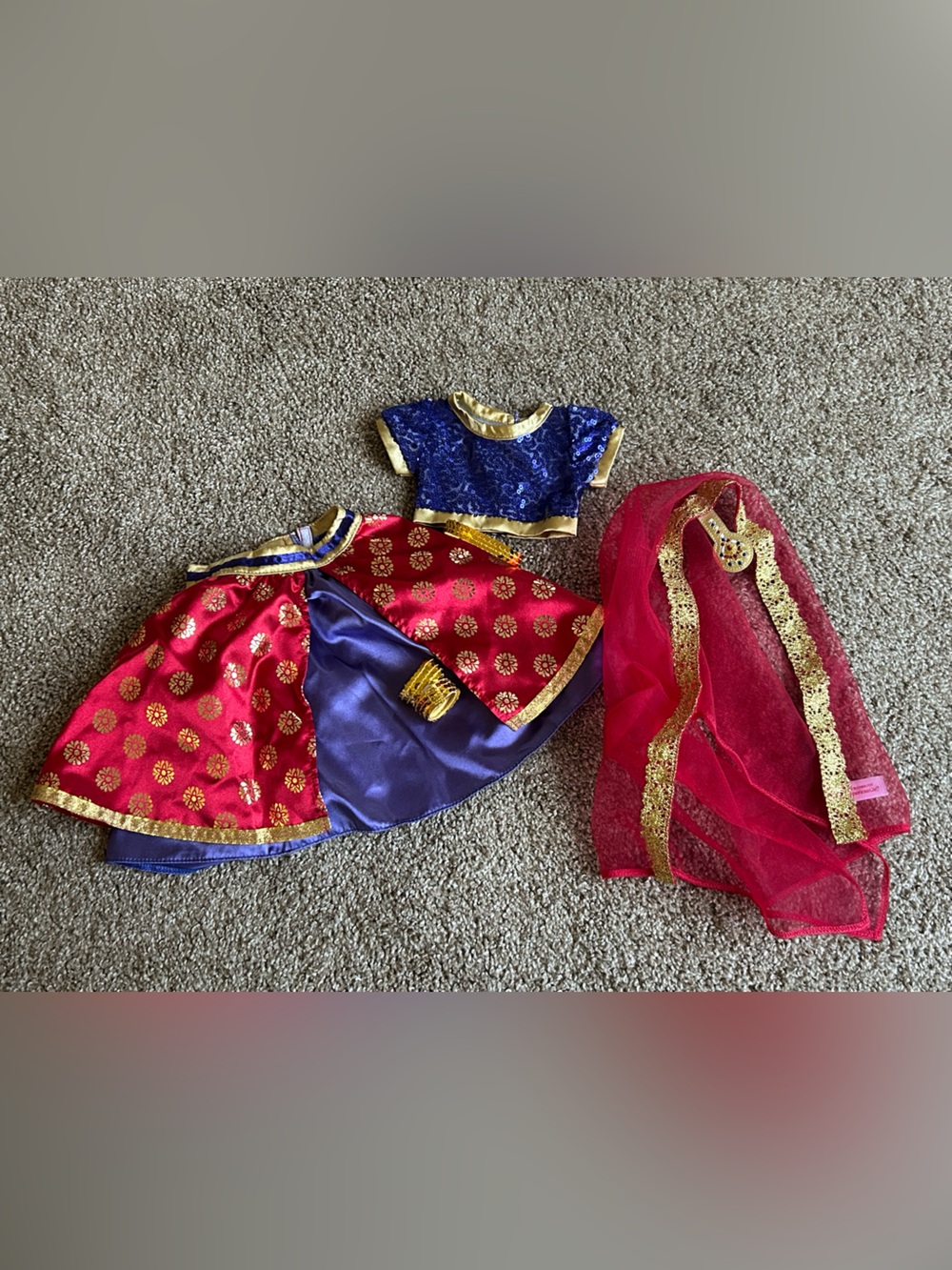 American Girl doll Kavi's Bollywood Dance Costume